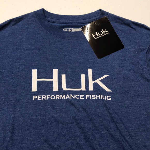 Huk Other - 🆕 HUK FISHING Mens Small Blue Tee Shirt